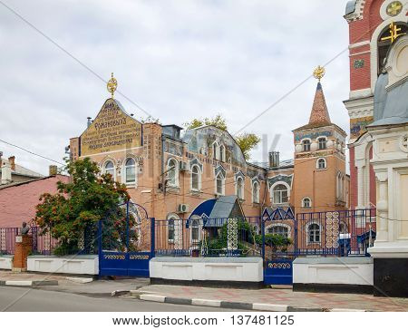 Church of St. Prince Michael of Tver and Alexander Nevsky (Velikoknyazheskaya church). The most luxurious and unusual of religious buildings in Yelets. The church was built almost for 1 year on the funds of merchant Zausaylov consecrated in 1911 is part o