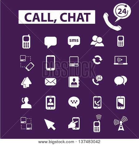 call chat icons
