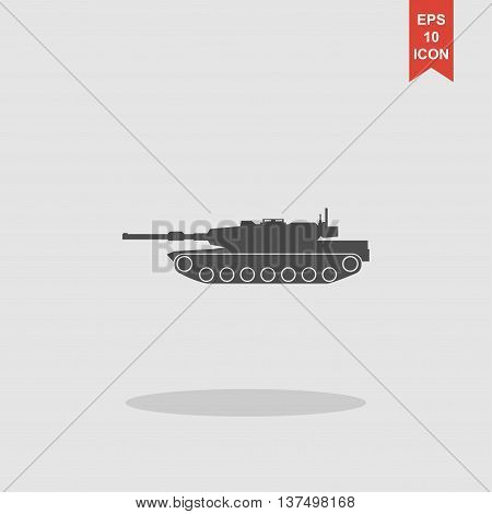 Tank Icon. Vector Concept Illustration For Design