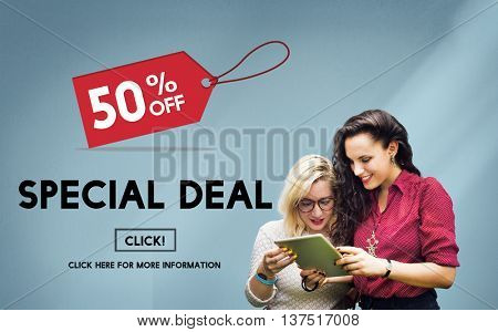 Special Deal Advertising Commecial Marketing Concept