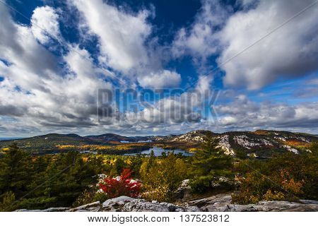 The colours of fall in Killarney, Ontario