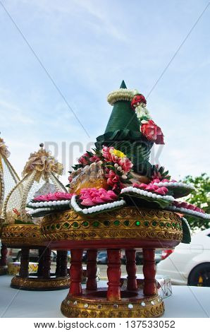 Thai wedding accessories for relaunch ceremony, Thailand