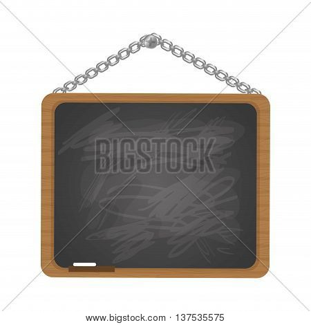 School concept represented by chalkboad icon. isolated and flat illustration