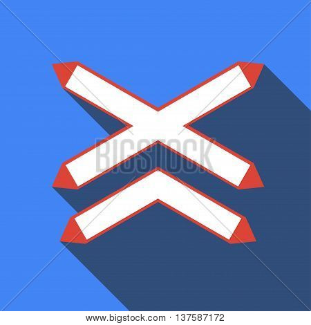 Icons Of Road Signs On A White Background