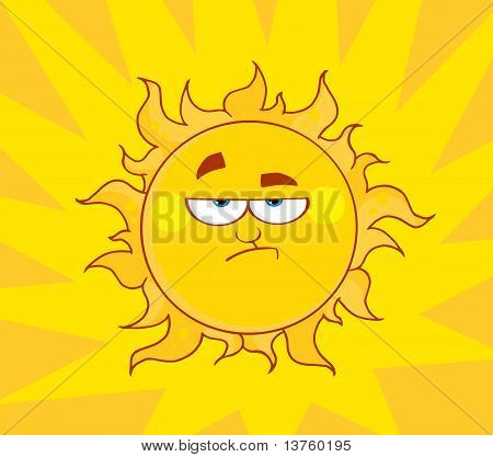 Sol com raiva