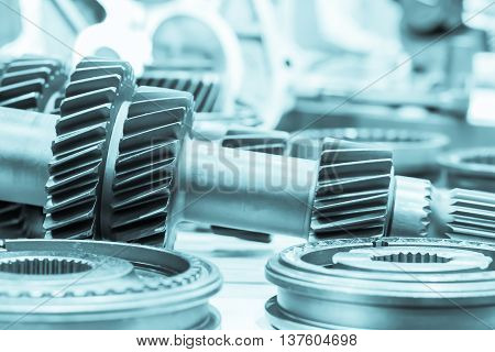 Close Up Cog Wheels Gears