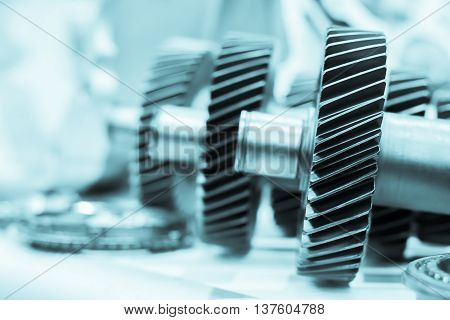 Close Up Cog Wheels Gears