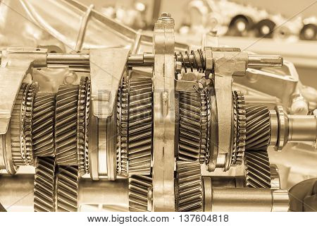 Close Up Cog Wheels Gears