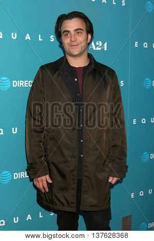 LOS ANGELES - JUL 7:  Nicholas Jarecki at the Equals LA Premiere at the ArcLight Hollywood on July 7, 2016 in Los Angeles, CA