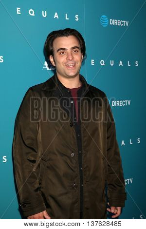 LOS ANGELES - JUL 7:  Nicholas Jarecki at the Equals LA Premiere at the ArcLight Hollywood on July 7, 2016 in Los Angeles, CA