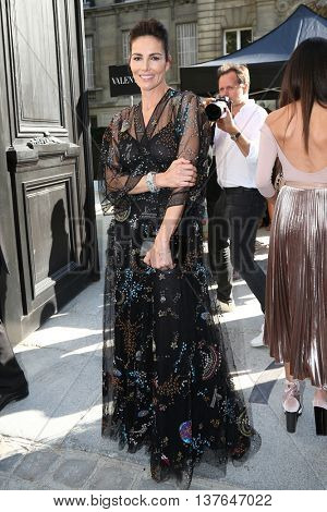 PARIS, FRANCE - JULY 06: Adriana Abascal  attends the Valentino Haute Couture Fall/Winter 2016-2017 show as part of Paris Fashion Week. Outside arrivals.July 6, 2016  in Paris, France