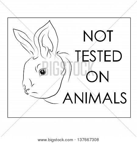 Card for the product in the store or other products with the creation of which has not been used in animal experiments