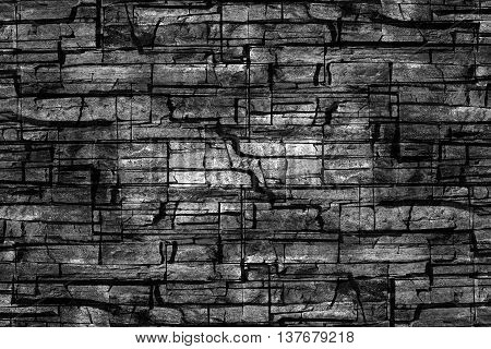 Abstract  background with old brick wall smooth floor