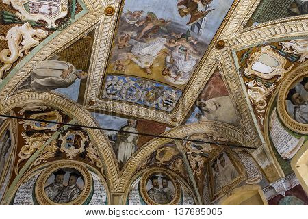 Abbey Of Monte Oliveto Maggiore, Tuscany, Italy