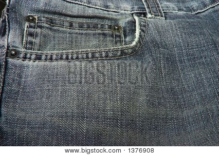 Voorzijde Jeans stof
