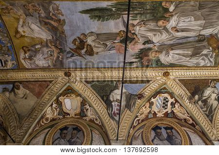 Abbey Of Monte Oliveto Maggiore, Tuscany, Italy