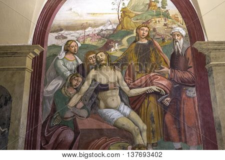 Abbey Of Monte Oliveto Maggiore, Tuscany, Italy