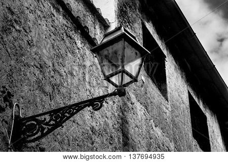 Streetlight in capital Rome ( Italy )