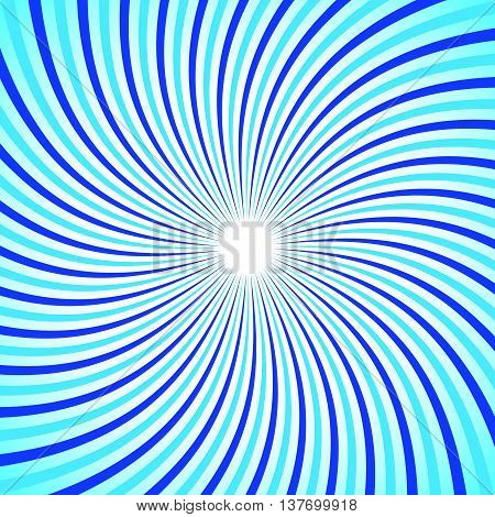 Swirl, Twirl, Spiral Sunburst Background. Monochrome Pattern.