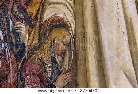 Abbey Of Monte Oliveto Maggiore, Tuscany, Italy