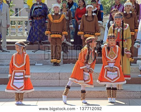 Girls Are Performing At Festival