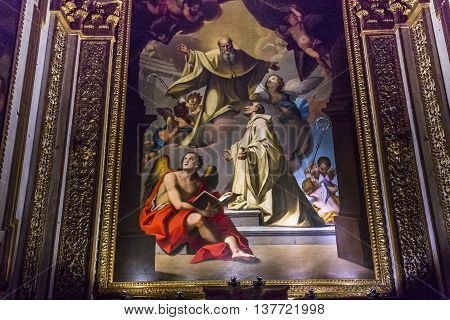 Abbey Of Monte Oliveto Maggiore, Tuscany, Italy