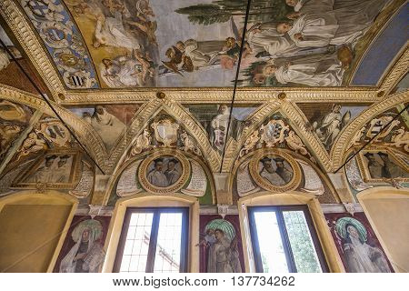 Abbey Of Monte Oliveto Maggiore, Tuscany, Italy