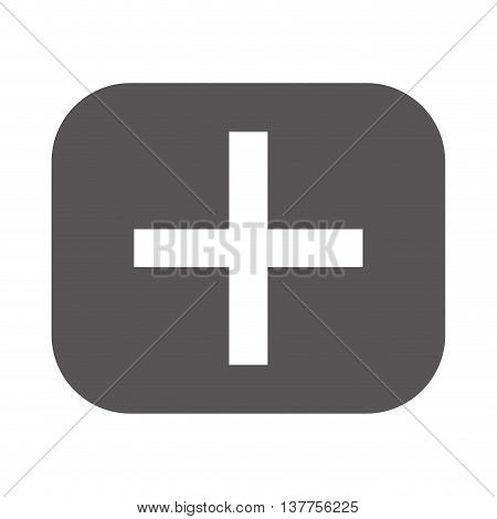 addition math symbol icon isolated vector illustration