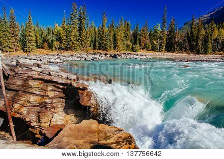 Athabasca Falls, Icefield Parkway, Jasper National Park