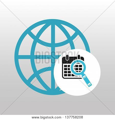 transportation delivery service box warehouse isolated, vector illustration