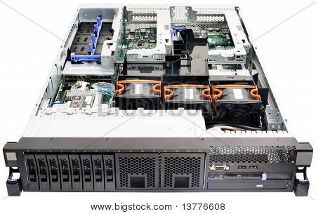 Rackmount Server su bianco