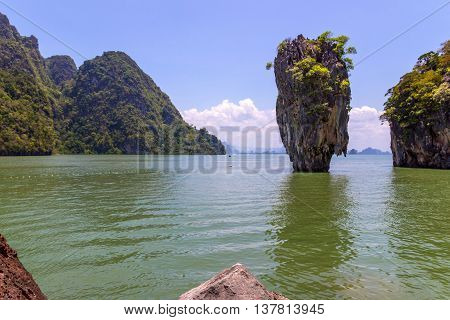 James Bond Island Phang Nga, Thailand beach, fishing,