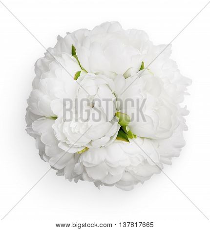 White Peonies Ball