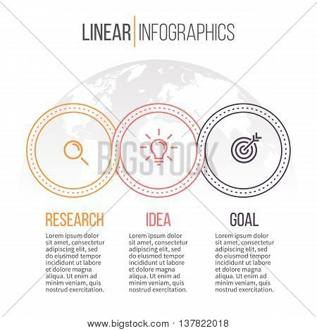 Linear Infographics. Vector & Photo (Free Trial) | Bigstock