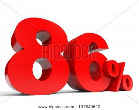 Red Eighty Six Percent Off. Discount 86%.