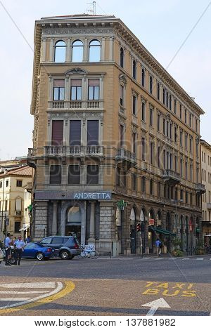 PADOVA, ITALY - JULY, 9, 2016: street in a Padova, Italy
