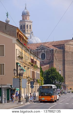 PADOVA, ITALY - JULY, 9, 2016: passenger regular-route bus in Padova, Italy