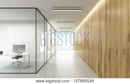 Office And Hallway