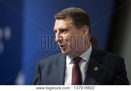President Of Republic Of Latvia Raimonds Vejonis