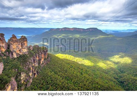 Three Sisters In Blue Mountains, Australia