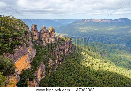 Three Sisters In Blue Mountains, Australia