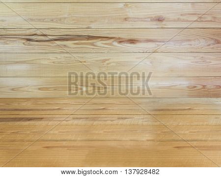 Jointed Wood Wall And Table Top Background