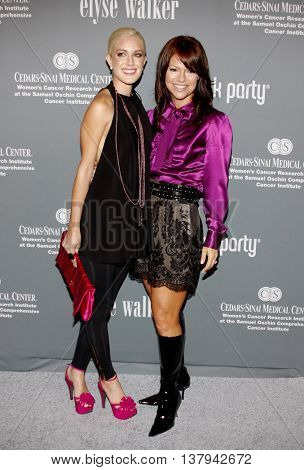 Heidi Montag and Elyse Walker at the 4th Annual Pink Party held at the Hanger 8 in Santa Monica, USA on September 13, 2008.