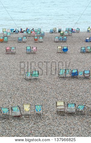 Large group of summer chairs in Beer Devon
