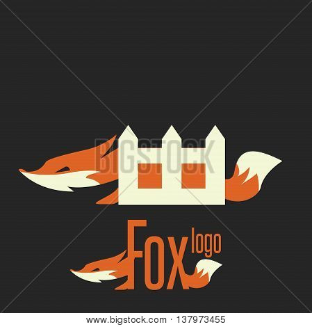 fox logo concept designed in a simple way so it can be use for multiple proposes like logo ,marks ,symbols or icons.