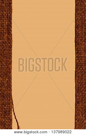 Textile thread fabric burlap buckwheat canvas woven material detail background