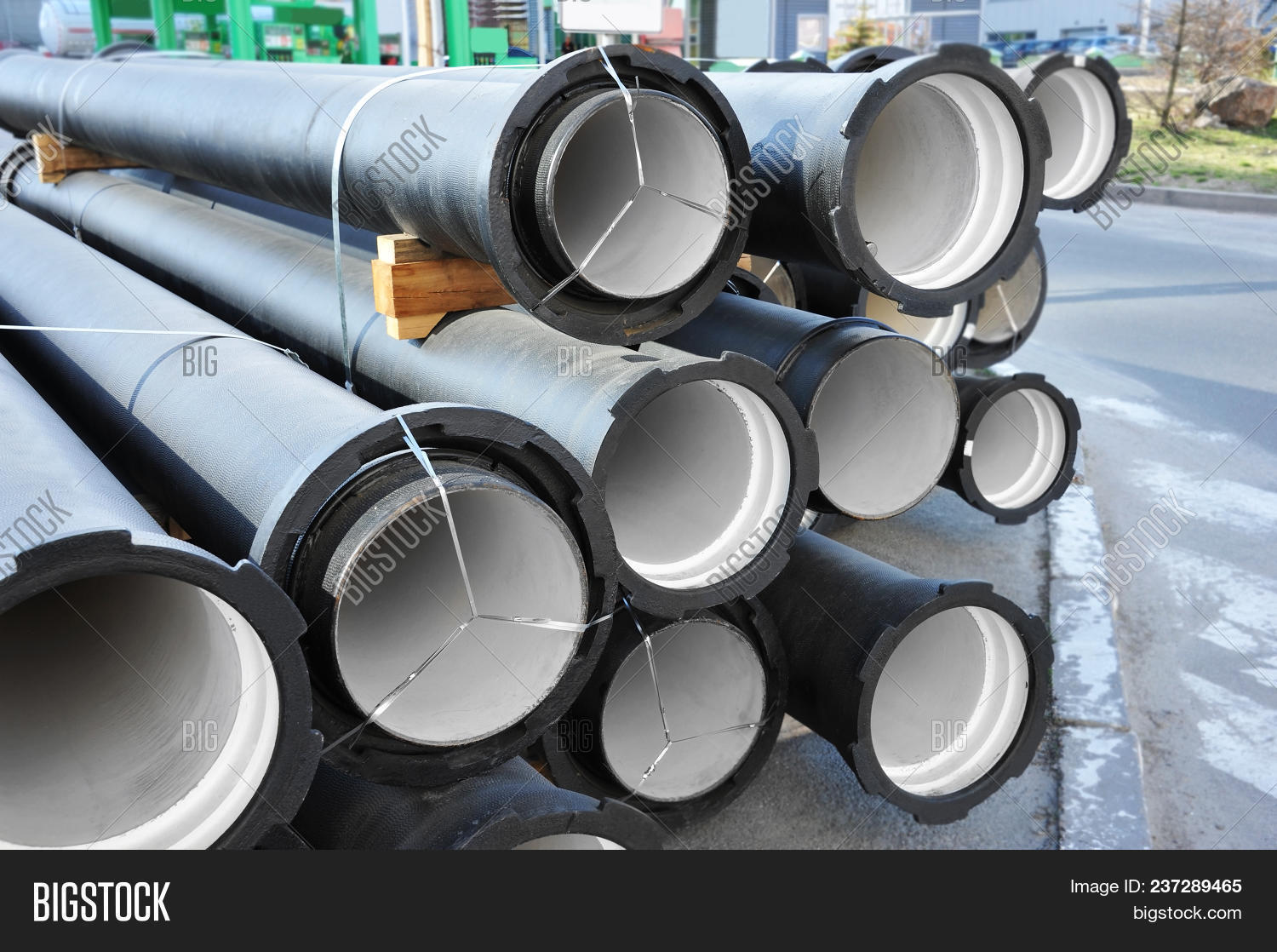 Ceramic Sewer Pipe Image & Photo (Free Trial) Bigstock