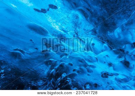Ice Cave Iceland At Vatnajokull Glacier Jokulsarlon Nationa Park