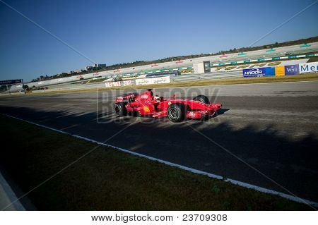 Formazione 2007 in Cheste Valencia Formula uno