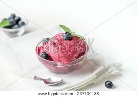 Blueberry Ice Cream